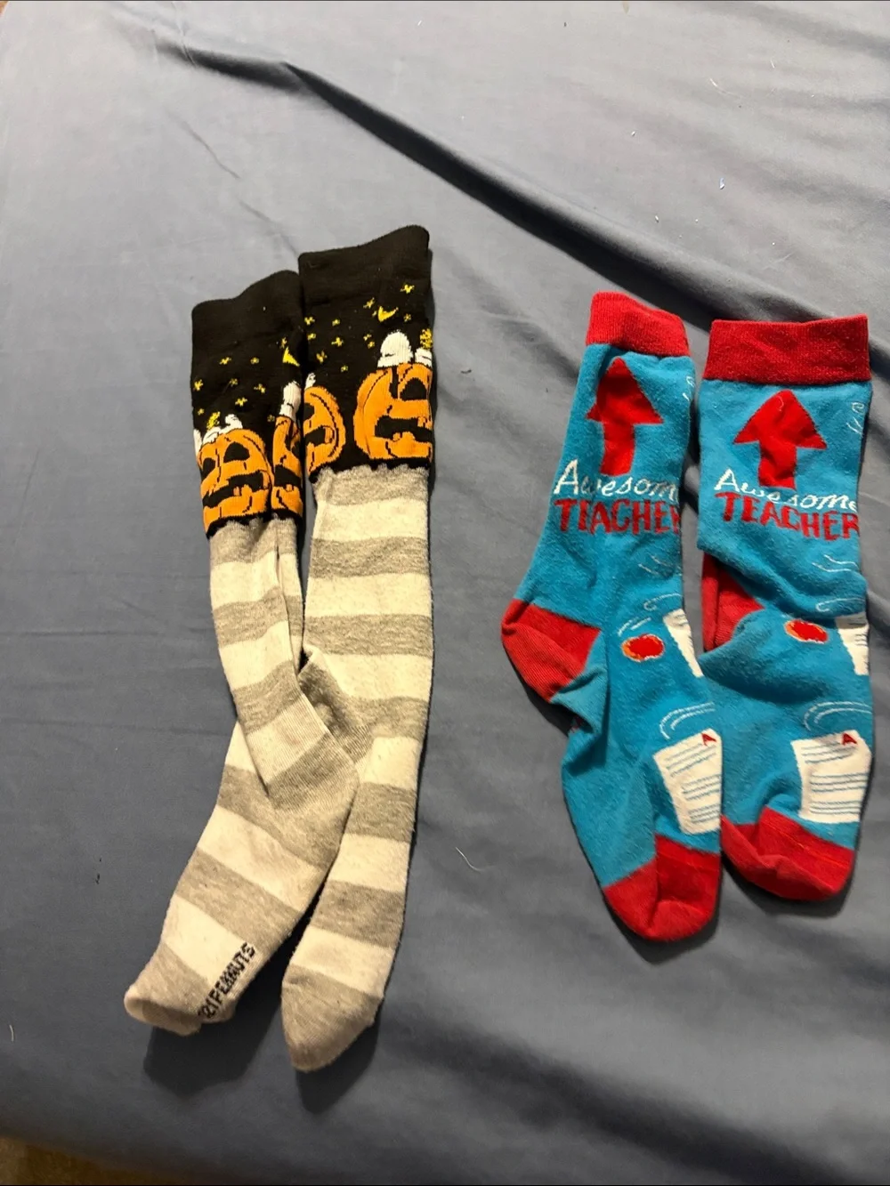 Unisex Multi-Color Novelty compression Socks Pack for holidays and teachers.